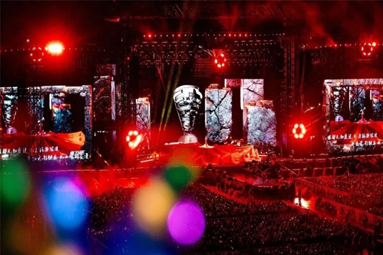 双星闪耀！永利集团官网LED巨幕助力周杰伦、张韶涵打造沉浸式视听盛宴！